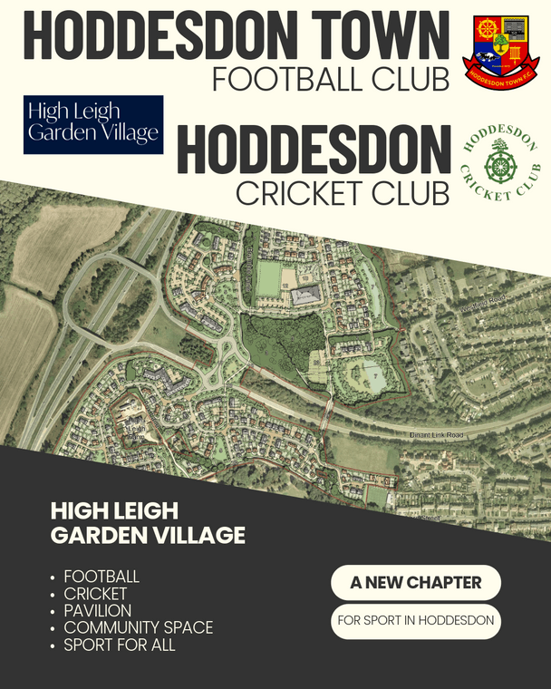 BREAKING NEWS

A Bold New Chapter Begins

Exciting Development Plans Unveiled for Hoddesdon Town Football Club and Lowfield

READ THE FULL STORY HERE
hoddesdontownfc.co.uk/news/a-bold-ne…