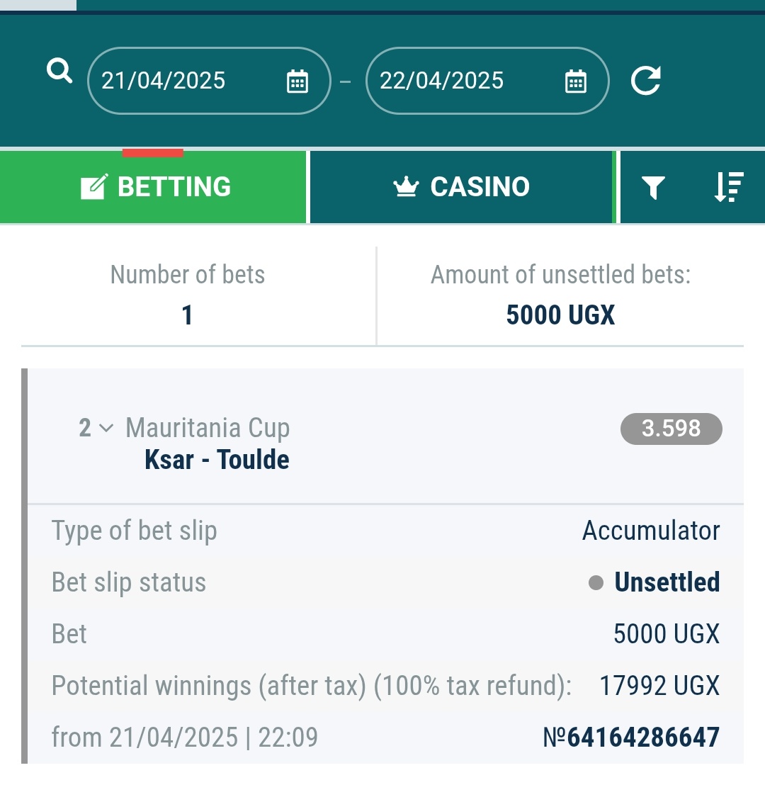 DerrickHayle's tweet photo. @22BET_Uganda #22BetAlwaysPays https://t.co/s3v7oxDlhB