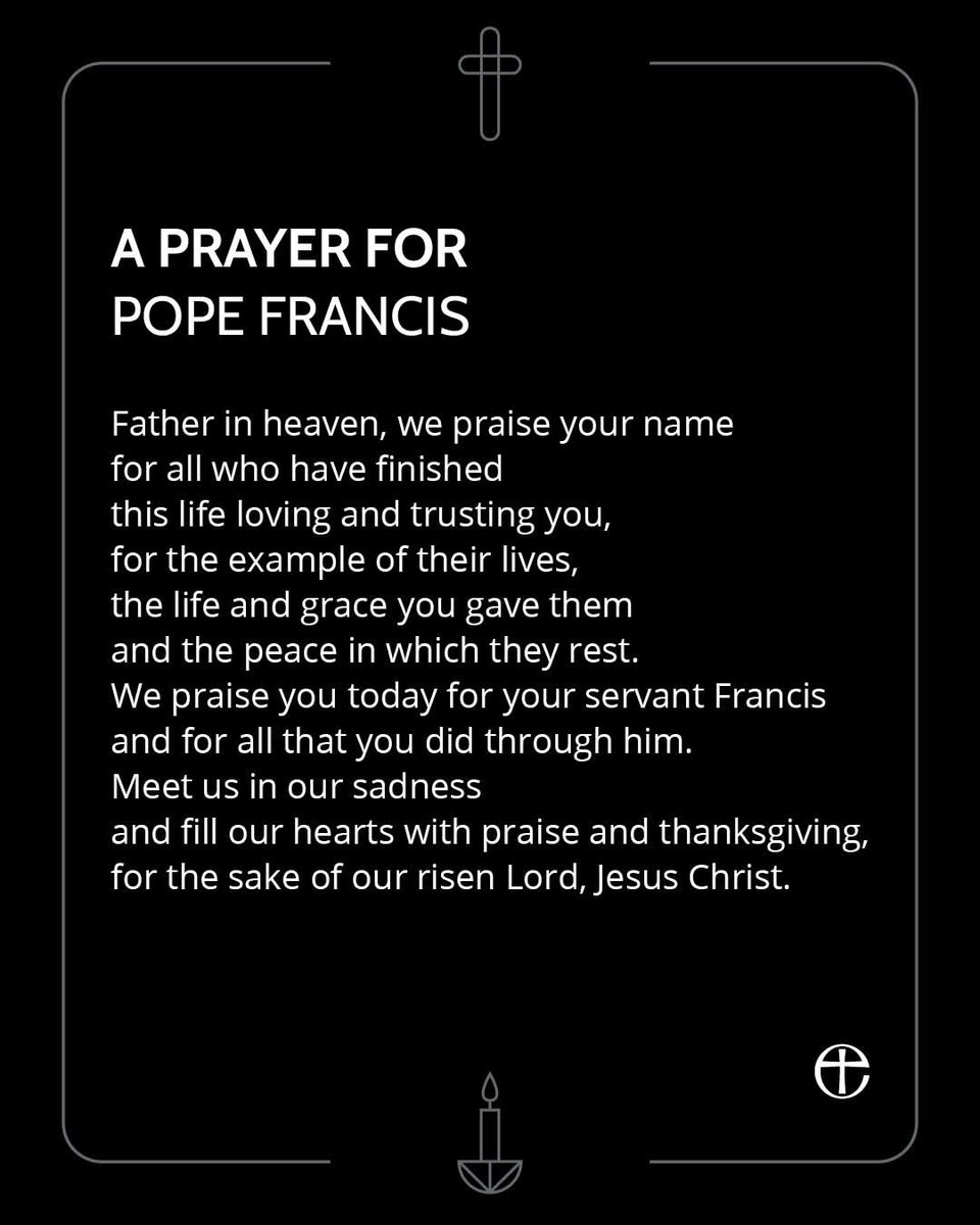 "Welcoming people with disabilities &amp; responding to their needs is a duty of the civil &amp; ecclesial communities...promoting recognition of the dignity of every person is a constant responsibility of the Church." - Pope Francis, Dec '22. We give thanks for the life  of Pope Francis
