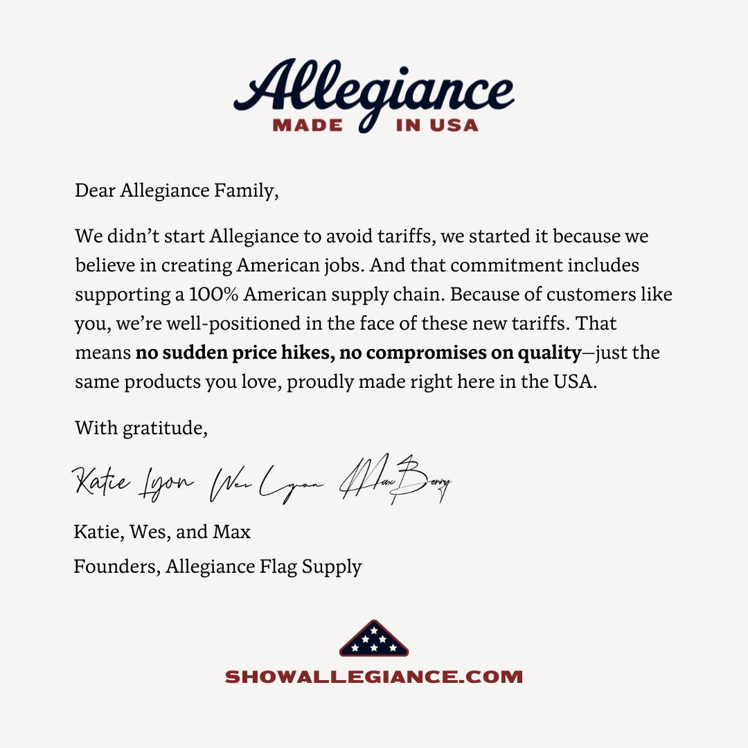 No tariffs. No price hikes. No compromise. Just American-made quality, always.🇺🇸