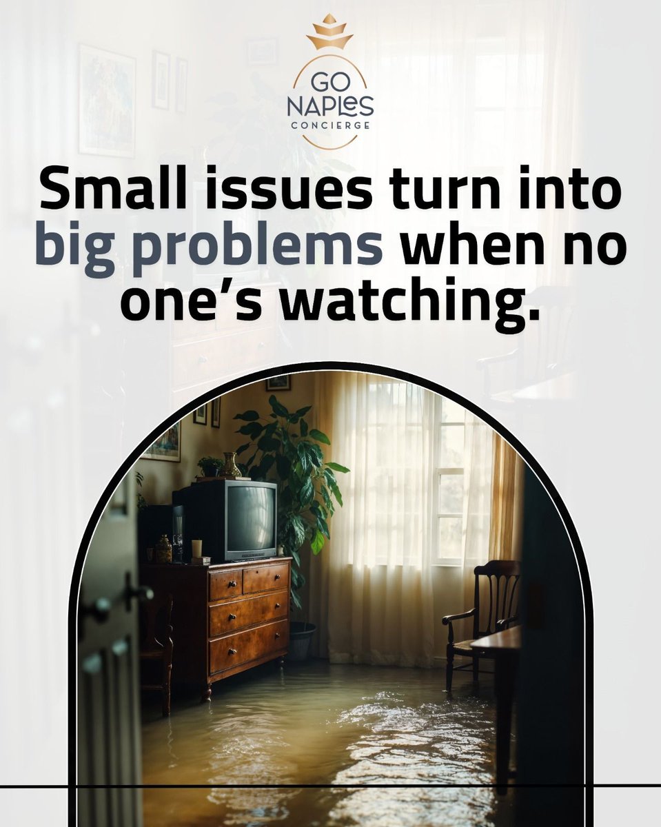 gonapleshome's tweet image. A broken AC or a tiny roof leak might not sound like much—until they've been sitting unnoticed for weeks. That’s the risk of leaving your home unattended. 

👉 Don't leave your home to chance buff.ly/CYG84rr —leave it to someone who cares.
#homemonitoring