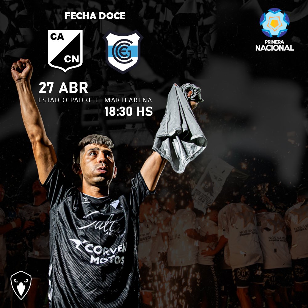 🗣️ NOSOTROS ALENTAMOS USTEDES PONGAN MAS HUEVOS 

⚔️ Este domingo por la fecha 12 de la Primera Nacional, el Cuervo recibe al Lobo Jujeño en el estadio Padre Ernesto Martearena a partir de las 18:30.