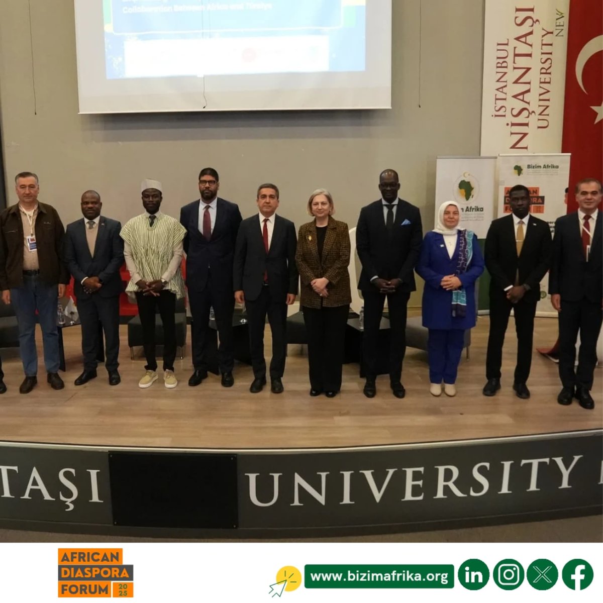 bejaiainvest's tweet photo. Nous avons assisté au #Forum de la #Diaspora #Africaine a İstanbul Nişantaşı Üniversitesi . La diaspora africaine a une place tres importante dans le développement des relations entre l'Afrique et la Turquie et apporte une approche innovante et riche a cette relation. @bizimafrikatr @NisantasiEdu @yurtdisiturkler