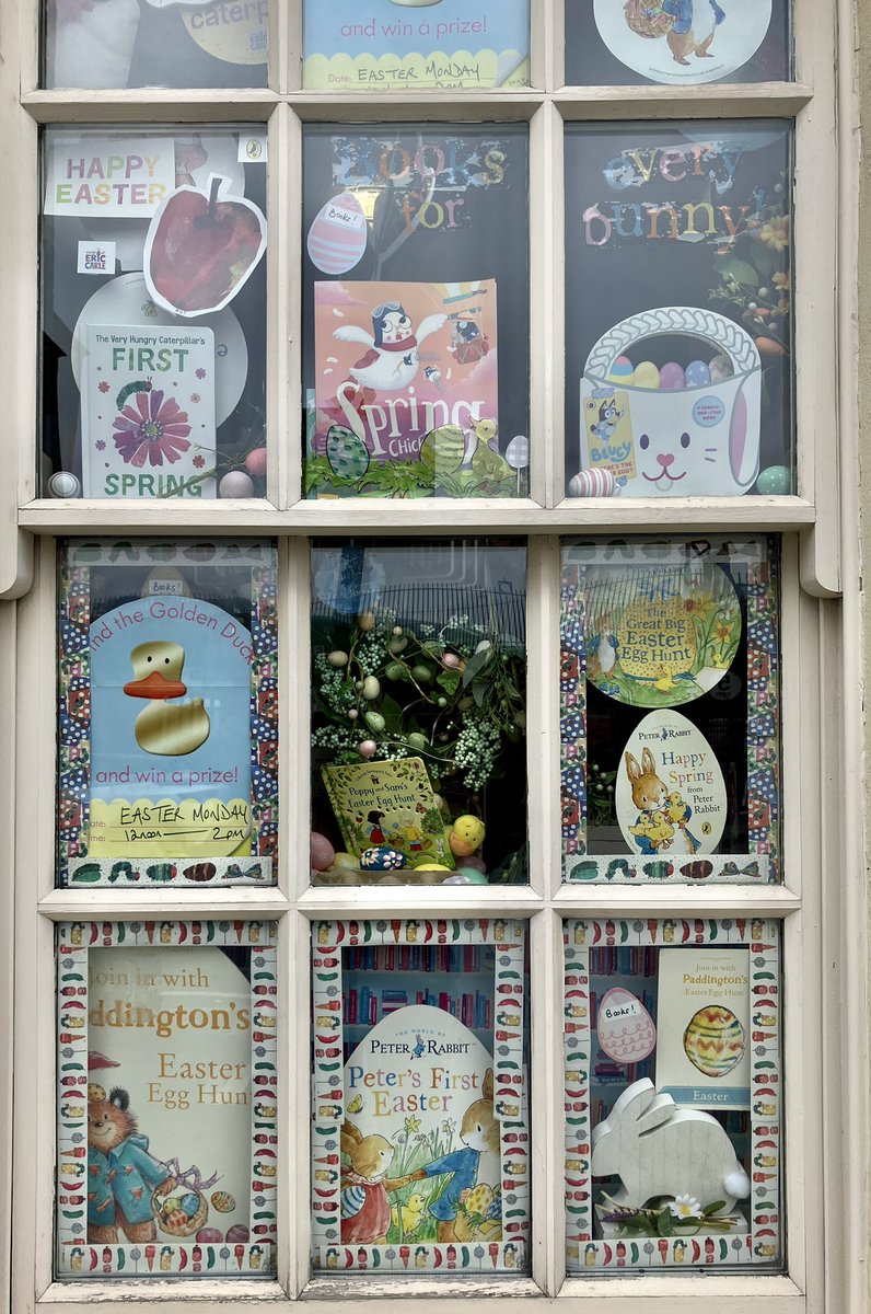 LittleAcornsBks's tweet photo. Despite the rain, we'd a cracking' #EasterMonday looking for the #GoldenDuck helped by #ScoobyDoo @PeterRabbit @paddingtonbear #PoppyandSam. Over 35 little choc eggs, 10 little ducks & loads of stickers & #GuessHowMuchILoveYou Hare ears! πππ£ #Derry https://t.co/j4c1jTkDTO
