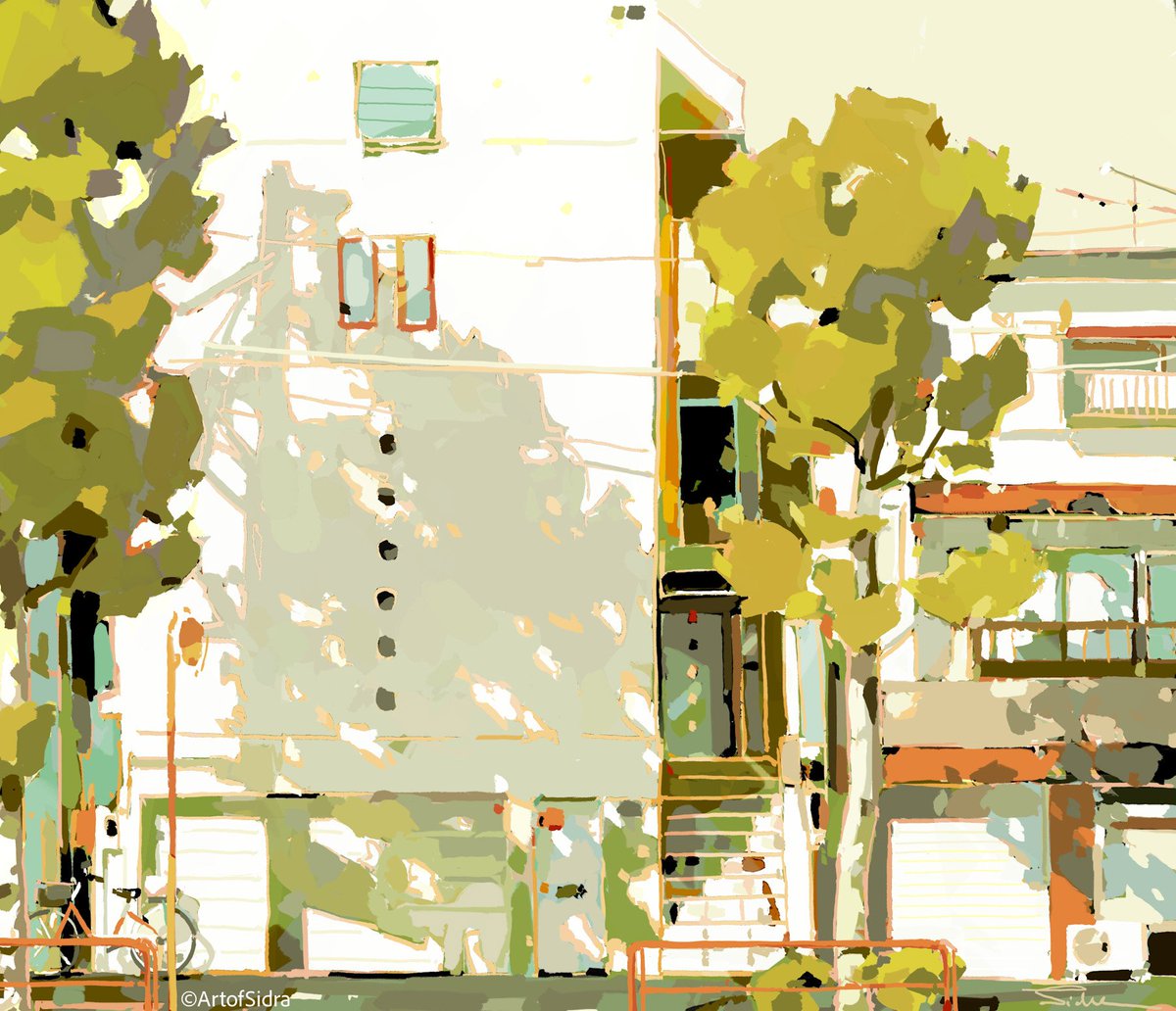 Artofsidra's tweet image. 🌟
#Pleinairpril #visdev #illustration #backgroundart #environmentart