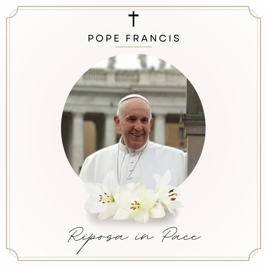 🕊️ UNICO National honors the life and legacy of Pope Francis. As Italian Americans, we are proud of his heritage and inspired by his message of compassion and unity.