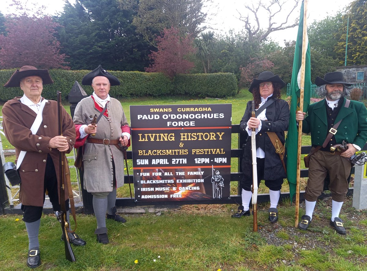 Join Tóla Collier at Swans Curragha next Sunday 27th April from Noon &amp; remember the brave men &amp; women of 1798 at the Paude O'Donoghue Living History Festival, "For the pikes must be together by the rising of the moon” #heritageireland  #meathtourism #boynevalleytourism