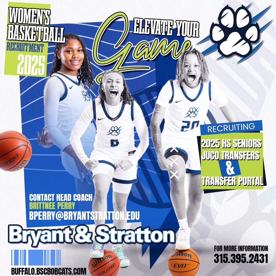 CoachBPerryBuff's tweet image. 2025 WBB Players we are still looking for future Bobcats! 

Scholarships available and housing!

BSC BUFFALO 🔥