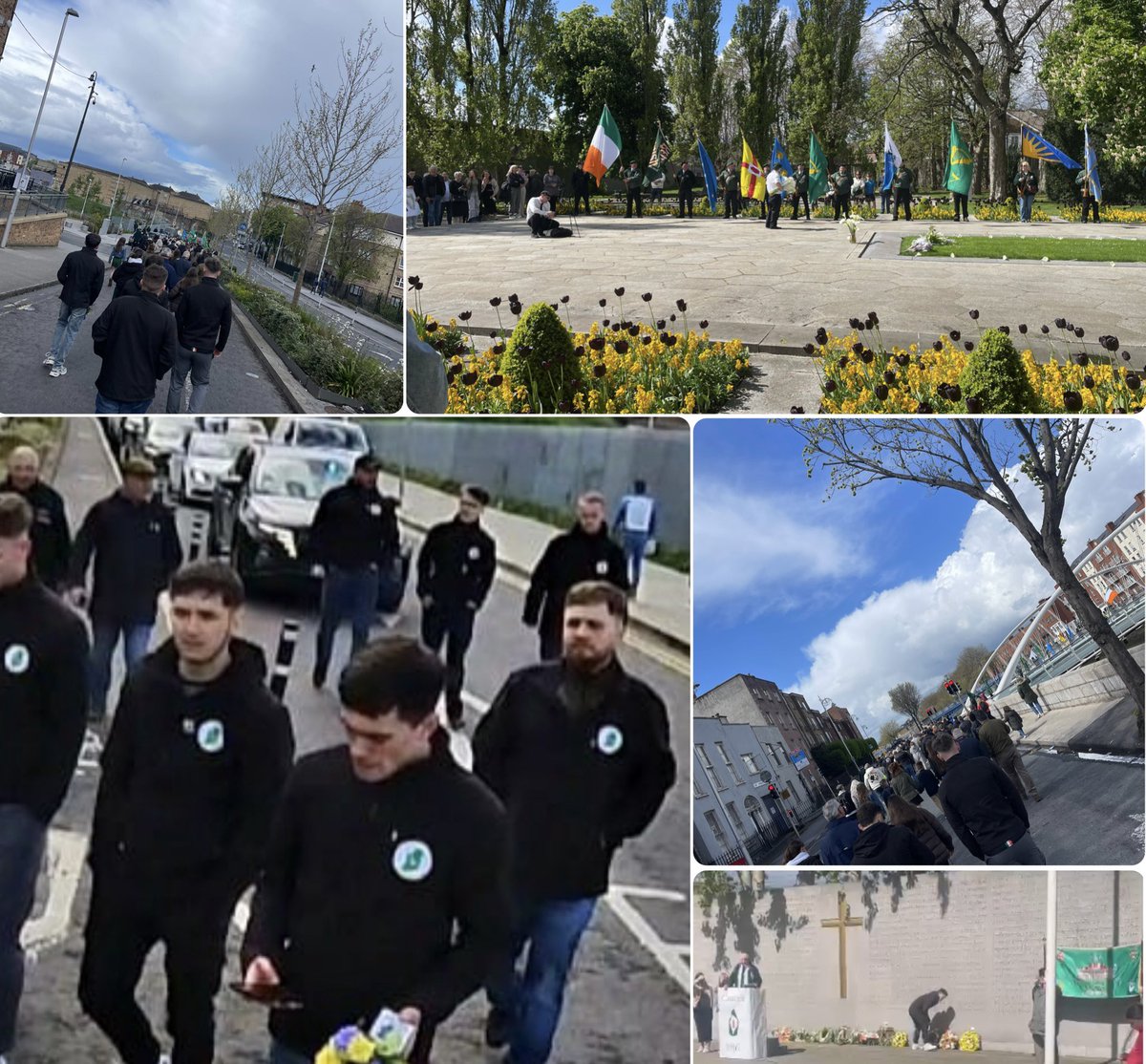 frontapoblacht's tweet image. Fronta Poblactach members today attended and laid a wreath at an Easter Rising Commemoration in Dublin, organised by the National 1916 Commemoration Society.
Cuimhin linn ár dtírghrá le bród