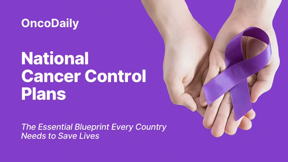 oncodaily's tweet photo. National Cancer Control Plans: The Essential Blueprint Every Country Needs to Save Lives
@WHO
https://t.co/zIWtp92iwI
#Cancer #WorldHealthOrganization #NationalCancerControlPlans #NCCPs #OncoDaily #Oncology #UICC #WHO #Medicine #Health #Blueprint https://t.co/TvwzBdf9zW