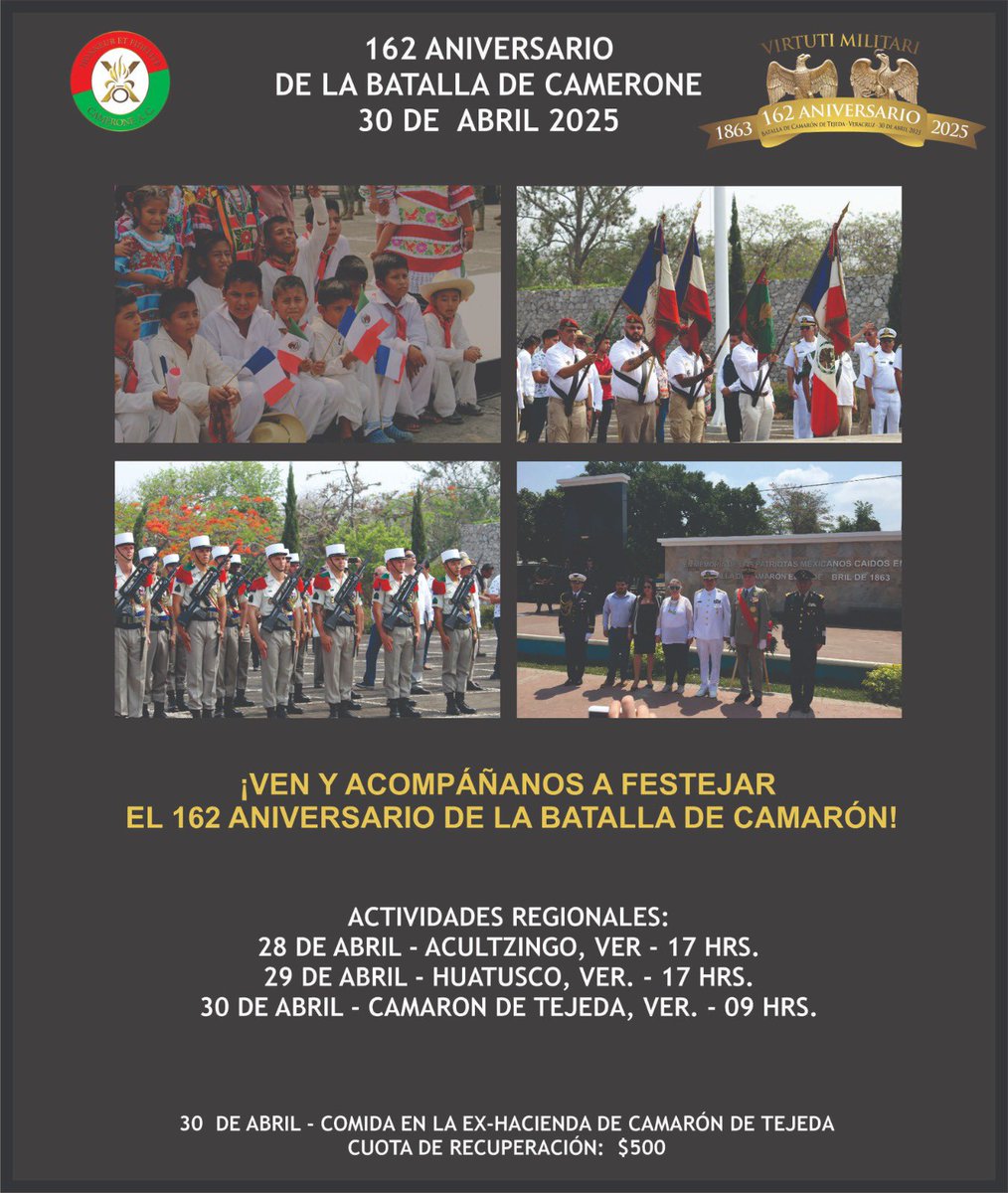 camerone_ac's tweet photo. 162 años! Estamos listos…
162 ans! Nous sommes prêts… https://t.co/h2nDoKUXVi