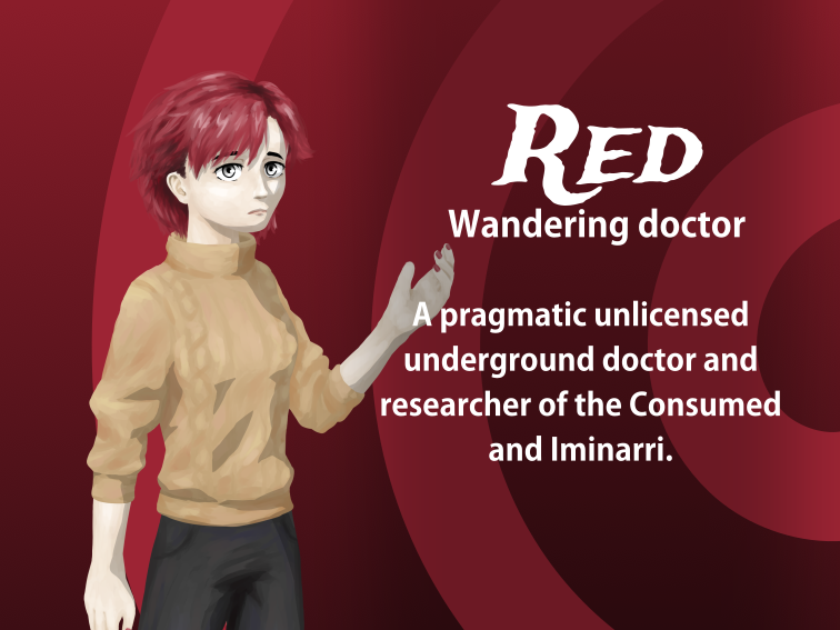 CelestideGames's tweet photo. Our Cure character introduction: Red
Word has it she dissected a frog for breakfast. If you squint, she's a good doctor all around.
#gamedev #indiegame #IndieGameDev https://t.co/bY26MKoNRj