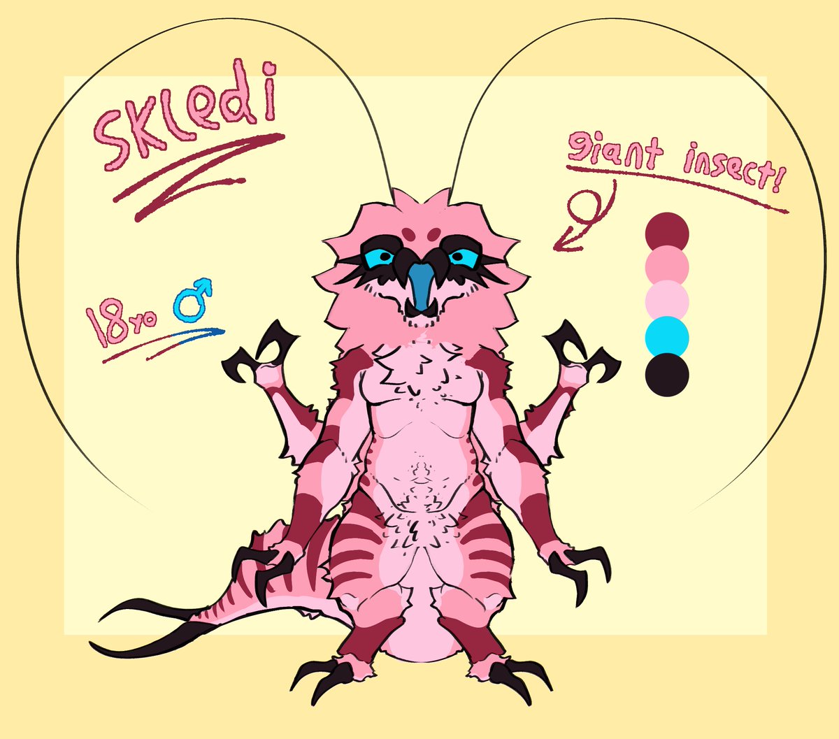 skledimon's tweet photo. i've redesigned my sona, this is Skledi! https://t.co/ZWM31b1kwe