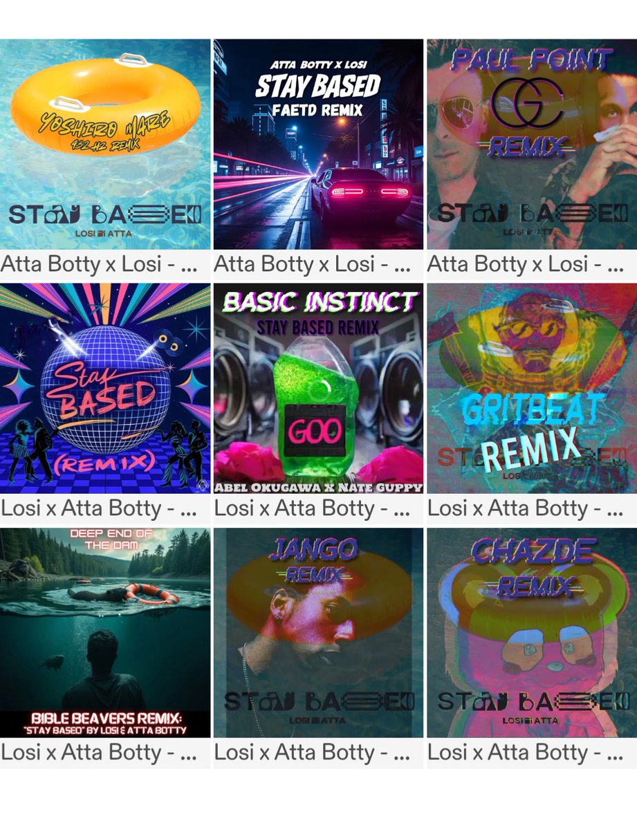 <a href="/PrizemArtNft/">🧱Prizem | MiDiPunkz Fam 🧱✨</a> <a href="/base/">Base</a> <a href="/Abel_Okugawa/">ABΞL OKUGAWA.ETH</a> <a href="/iamlosi/">Losi | Devconnect 🛫🇦🇷</a> <a href="/AttaBotty/">AttaBotty</a> <a href="/EmThreeXyz/">emthree</a> A lot of fun tracks from great artists on the remix album, including <a href="/PrizemArtNft/">🧱Prizem | MiDiPunkz Fam 🧱✨</a>'s which is one of my favorites! zora.co/collect/base:0…