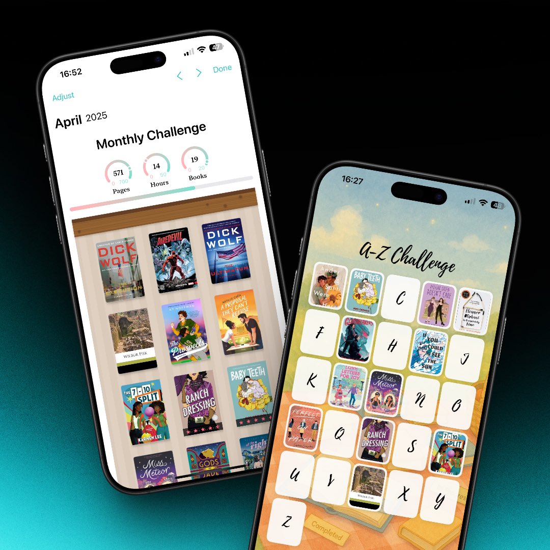 readtracker_app's tweet photo. Just dropped a megaton of an update for ReadTracker. Fun reading challenges await!! https://t.co/PbqGvEExTe

#books #readinggoals #readingchallenges #booktracker #bookshelf #readtracker https://t.co/ImVJtopjFT