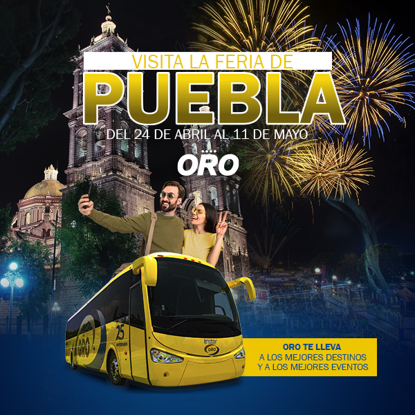 Porque la temporada de visitar destinos no ha terminado, esta semana inicia la Feria de Puebla ¿Ya viste qué invitados estarán? 👀
Disfrútalos viajando con #Oro #ElPlacerDeViajar 

#Puebla #ViajaSeguro #seguroconoro #Atlixco #Huamantla