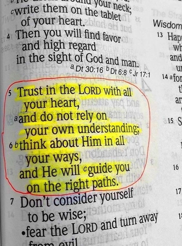Proverbs 3:5-6