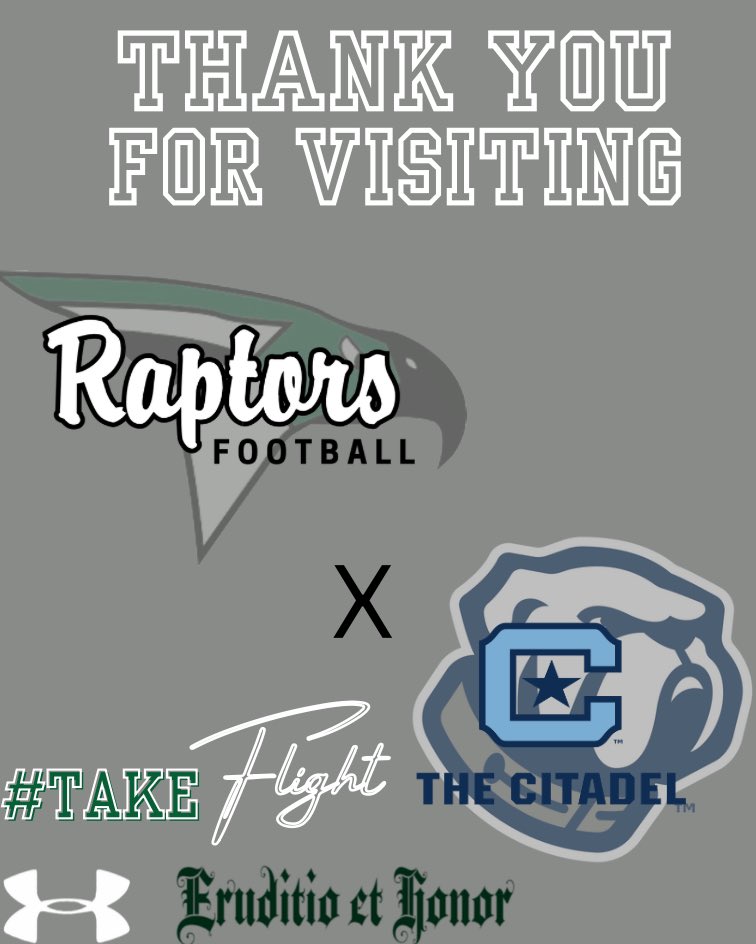 AMHSRaptorsFB (@amhs_fb) on Twitter photo Thank you to <a href="/CoachVance92/">Zane Vance</a> from @citadelfootball for taking the time to visit the bird cage today! <a href="/chscoachmiller/">Austin Miller</a> #takeflight #alwayscompete Thank you to <a href="/CoachVance92/">Zane Vance</a> from @citadelfootball for taking the time to visit the bird cage today! <a href="/chscoachmiller/">Austin Miller</a> #takeflight #alwayscompete