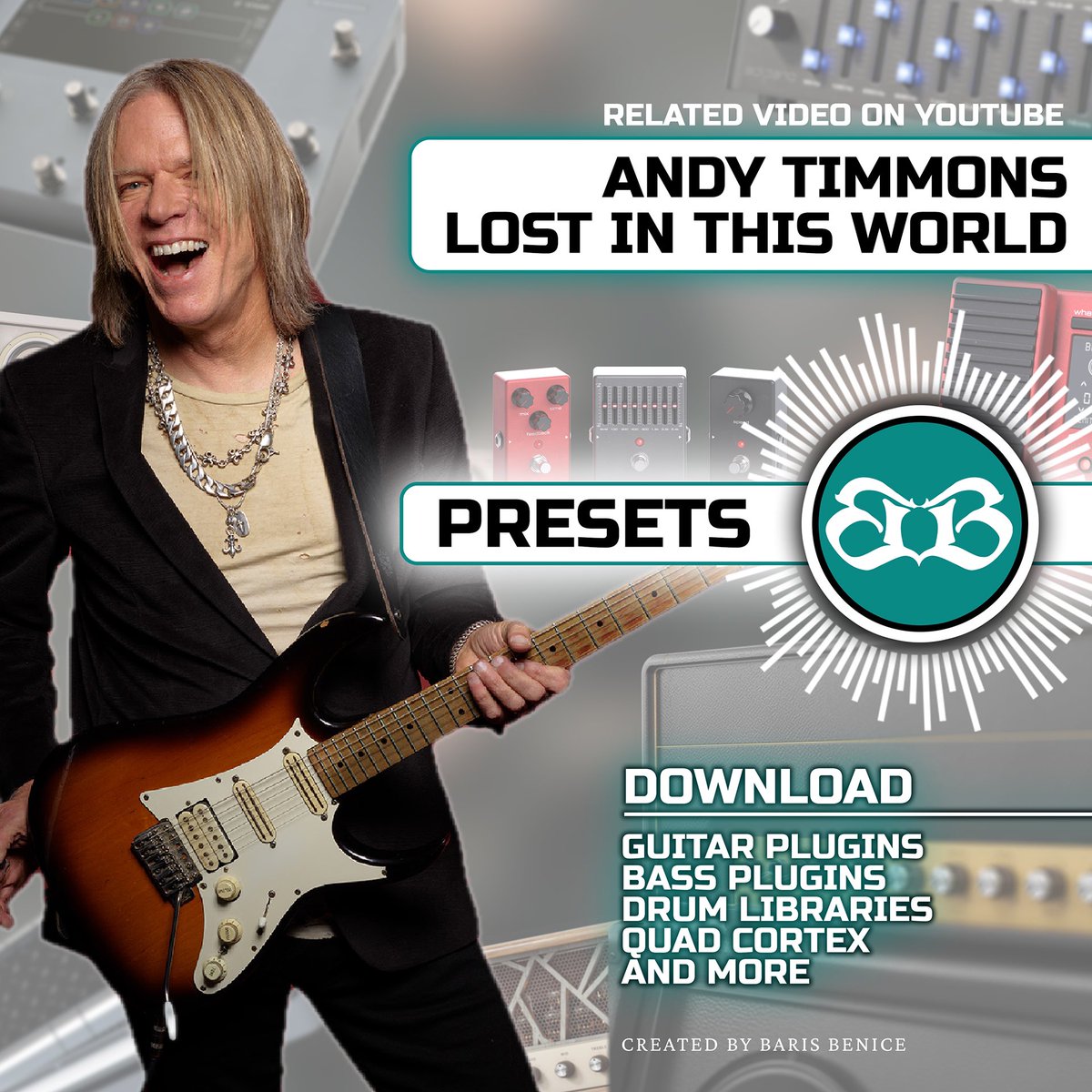 The presets I used for “Lost In This World” video are uploaded. Here is the download link: patreon.com/BarisBenice/sh…

This pack includes not only my solo tone but also presets for all guitars, drums and bass. So you can also download the tones you hear in the backing track.