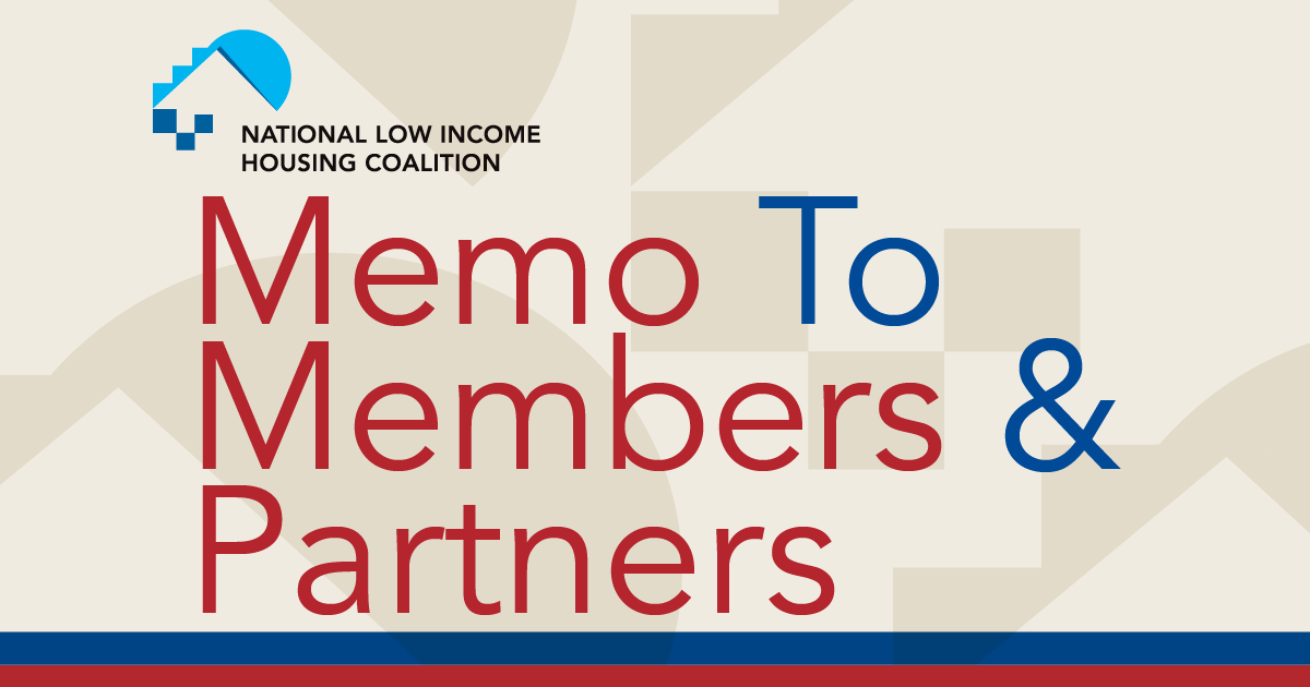 NLIHC's tweet photo. NLIHC’s latest issue of #MemoToMembers is now live. Get the latest on housing policy, advocacy efforts, funding and more.
Read it here: https://t.co/icofkpFZyv https://t.co/At6MHGJo0j