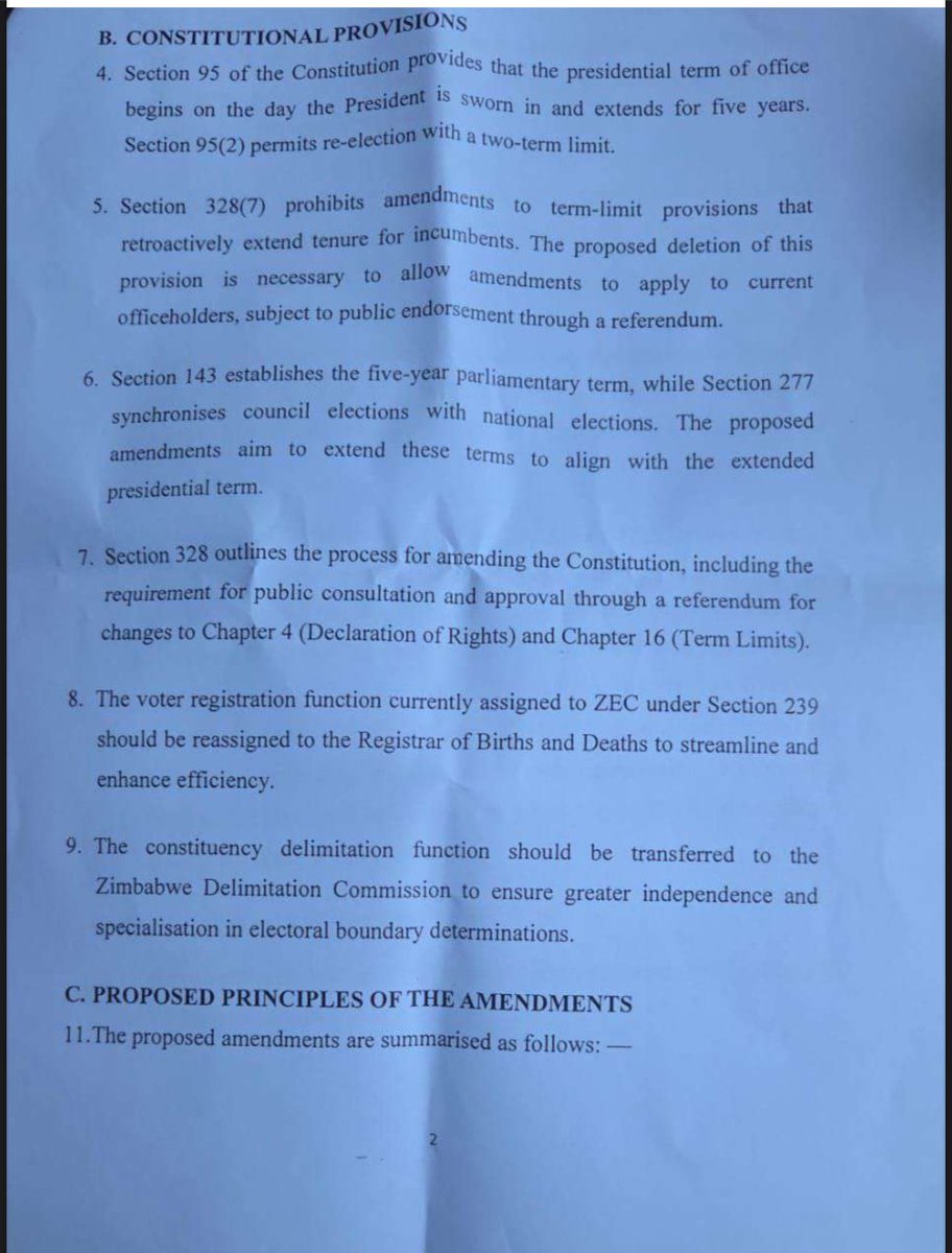 JonesMusara's tweet photo. This purported draft Amendment to extend Presidential, Parliamentary and Council terms is a FAKE DOCUMENT by the desperate Geza lunatic fringe designed to incite their doomed shutdown.
They are clutching on straws as they face yet another mega failure!
#FailedShutdown https://t.co/7fvDh8pS8I