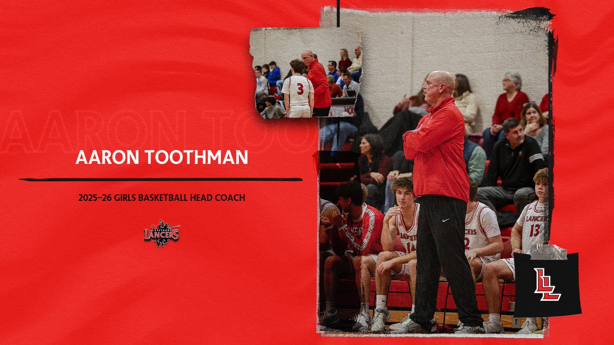 Lakeshore High School Welcomes Aaron Toothman as New Head Girls Basketball Coach!  See full release here:  lakeshorelancerathletics.com/2025/04/21/lak…