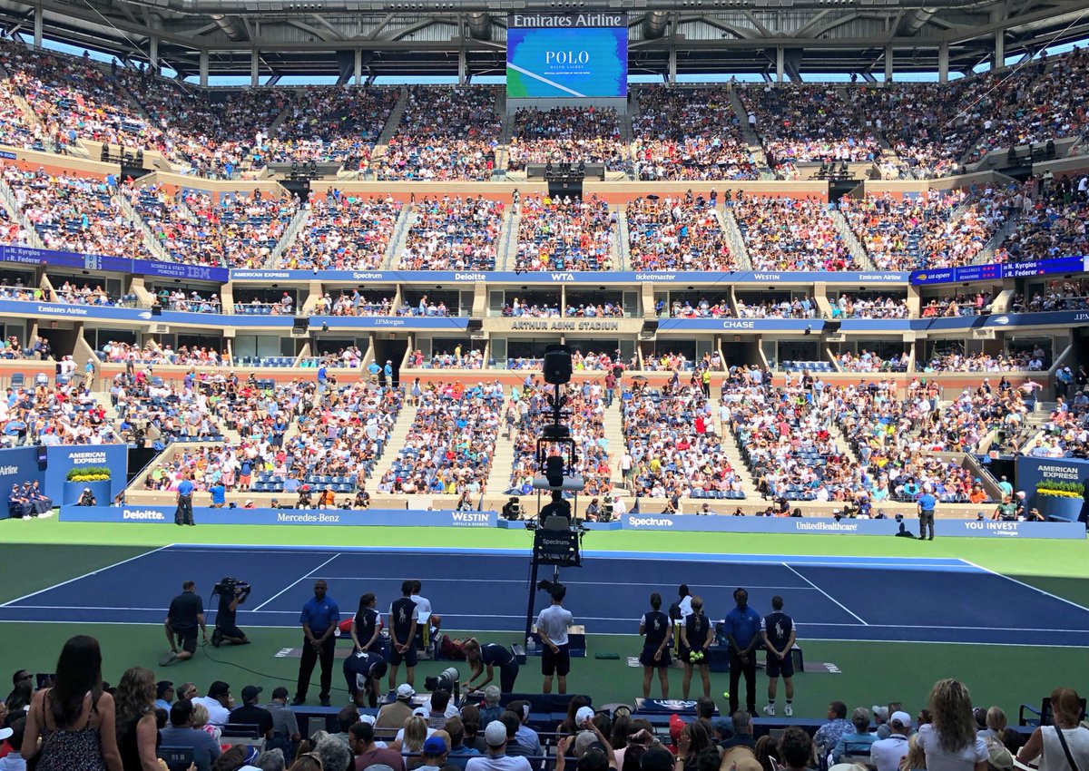 MattBauerly's tweet photo. @JoePompliano US Open. NYC. https://t.co/LAr654sYNX