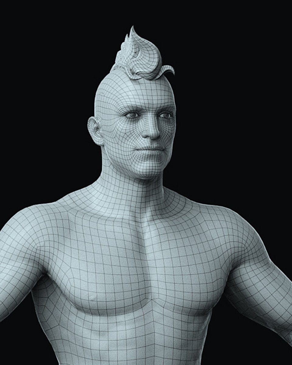 SwameStudio's tweet image. 🥊 Madman — Character from the UltraBoxing Project!
#UltraBoxing #3Dmodel #Wireframe #GameArt #CharacterDesign #3DCharacter #CGI #BoxingGame #gamedev #gamedevelopment #cgartist #madman #3Dmodeling #zbrush #maya #substancepainter #artstation #gamecharacter #characterart