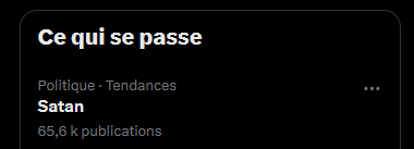 maxscriptt's tweet image. On y est presque. 
Satan.