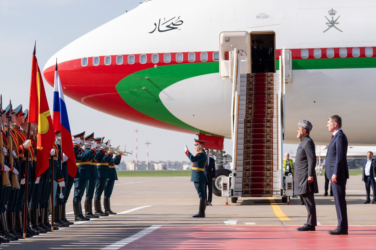 وفقك الله و سدد خطاك لما فيه الخير و الصلاح للبلاد و العباد. #السلطان_هيثم_يزور_روسيا