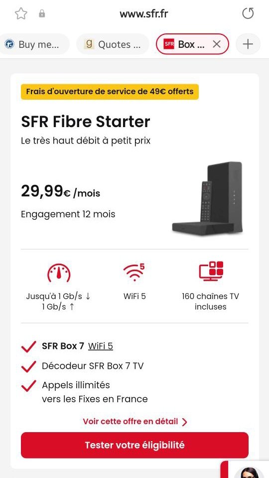 شركة اتصالات فرنسية،صبيب 1GB باشتراك شهري 300 درهم،شركة اتصلات المغرب ستفرض اشتراكا بمقابل ألف درهما على صبيب 1GB ابتداء من شهر ماي،ضعف فرنسا 3مرات

الحد الأدنى للأجور في فرنسا:1426 أورو
الحد الأدنى للأجور في المغرب 3047 درهما

حرب بلا هوادة على المواطن

فيسبوك👋
#لوبيات_المغرب