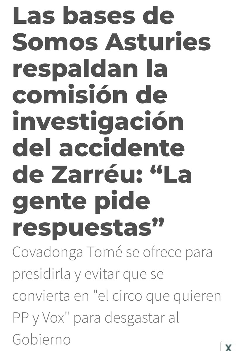 Con 5 mineros muertos no cabe más que investigar hasta el último rincón.Esto no va de izquierdas o derechas,va de dignificar las instituciones y que sirvan para esclarecer ls hechos,dirimir responsabilidades y asegurar que nunca + suceda #Zarreu <a href="/nortes_me/">Nortes</a> nortes.me/2025/04/21/las…