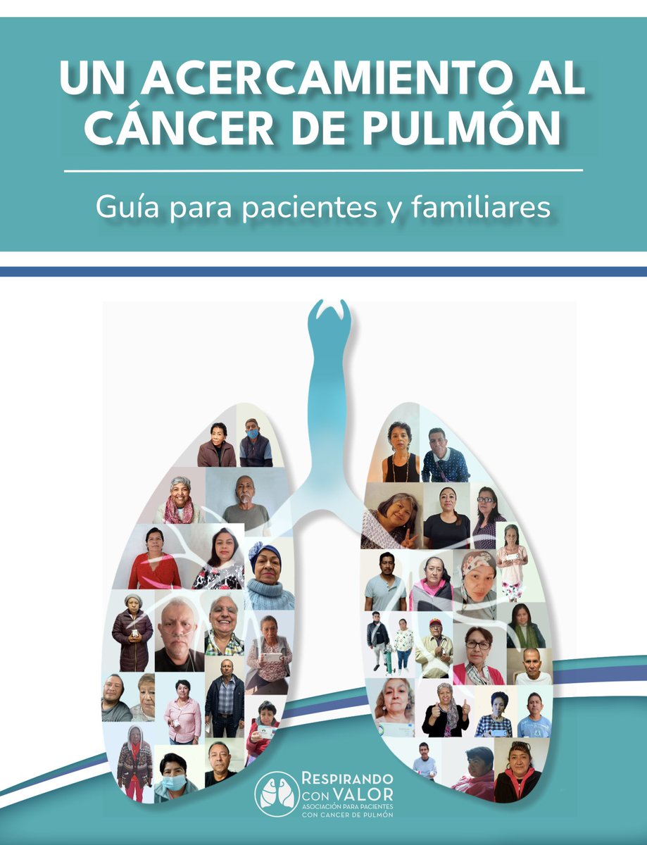Encuentra acompañamiento durante el proceso de diagnóstico y tratamiento de #CáncerDePulmón, en nuestra Guía “Un acercamiento al Cáncer de Pulmón”, diseñada especialmente para ofrecer herramientas, apoyo emocional e información relevante.

Encuéntrala en: respirandoconvalor.org/guia-de-cancer…