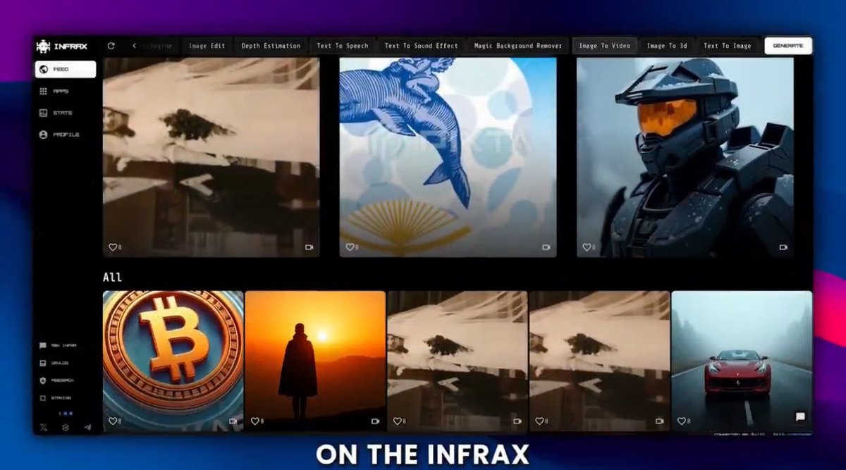 <a href="/abu_crypto1/">Abu</a> The AI narrative is the top narrative because it’s the top narrative of any industry right now

It will be responsible for humanity’s wildest achievements and $INFRA is playing a direct role in shaping that future 

The @InfraX_ platform is truly impressive 👇