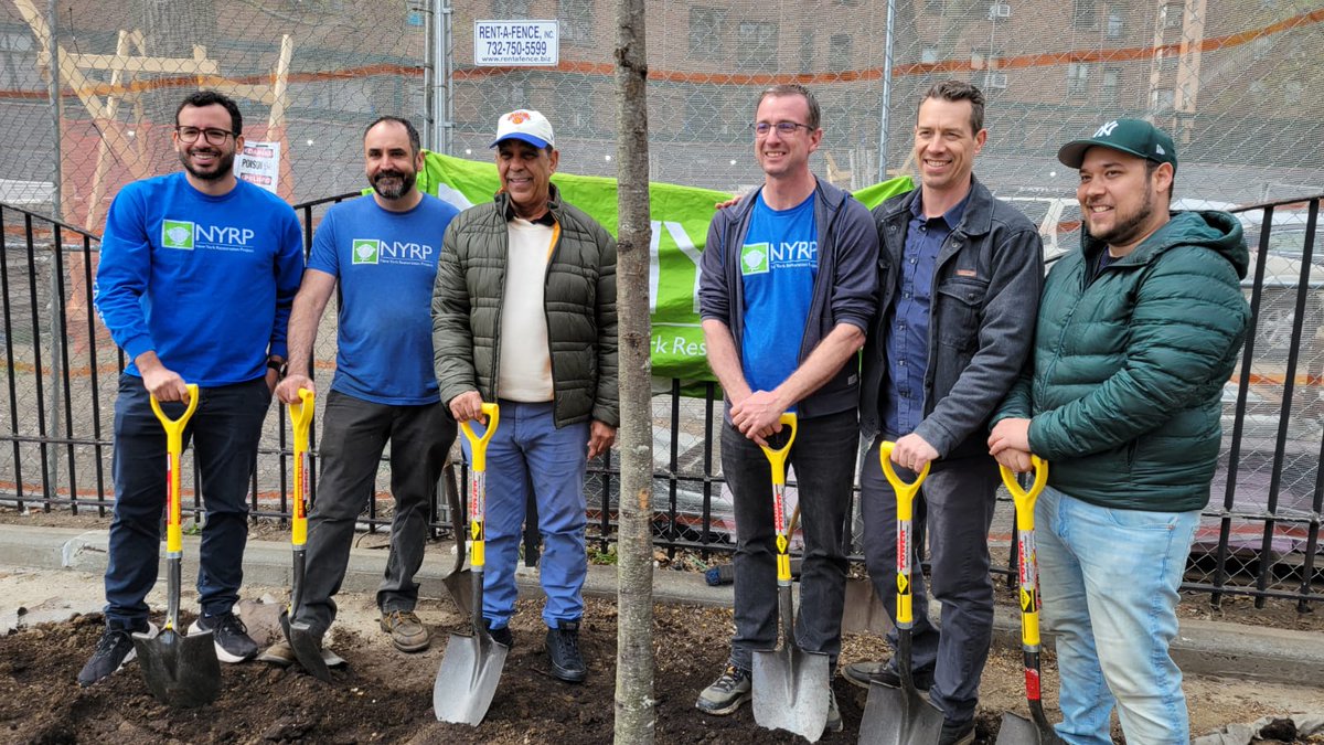 RepEspaillat's tweet photo. I was proud to join New York Restoration Project in planting a tree as we gear up for Earth Day tomorrow.

Every tree is a commitment—to cleaner air, cooler streets, and a greener future for our communities. Let’s keep planting, protecting, and preserving. https://t.co/8jNmhFKbbj