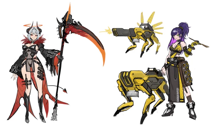 Girls Concept art - !!! 