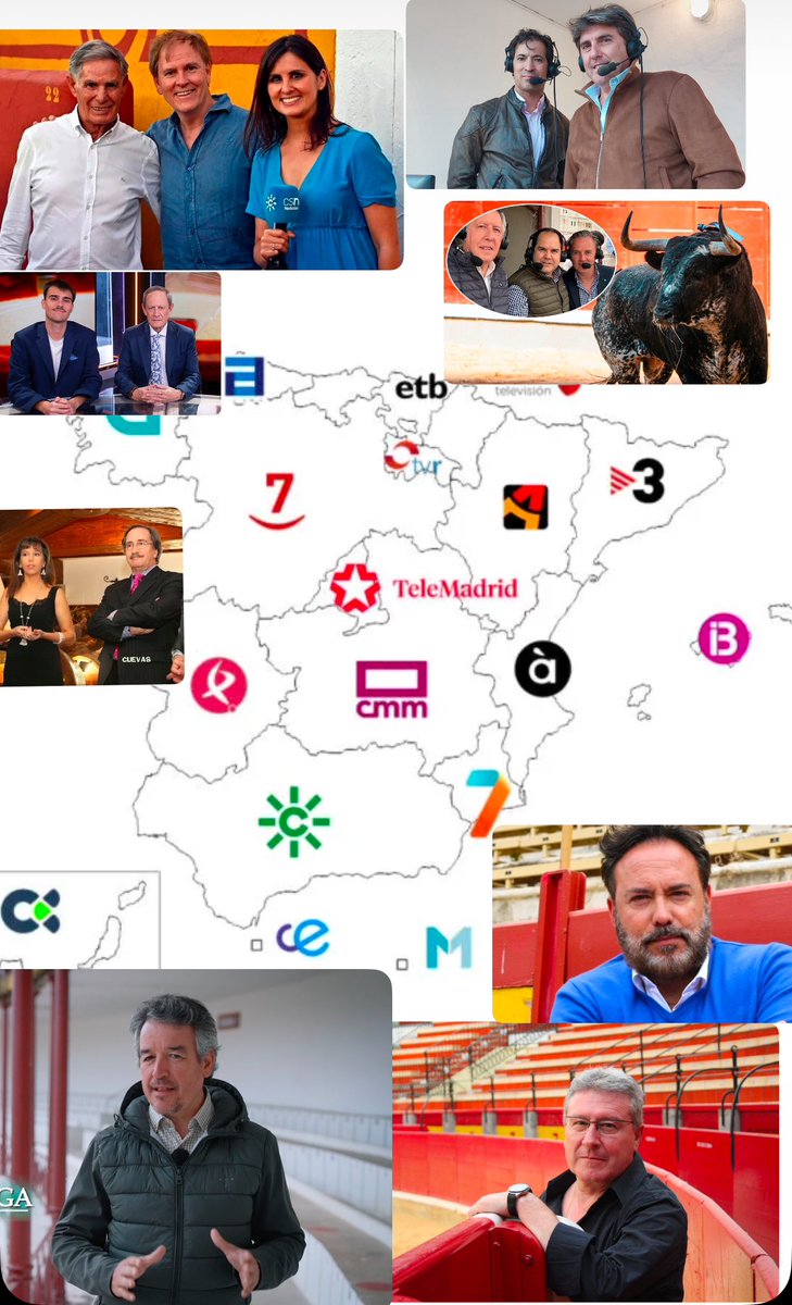 CanalDeToros's tweet photo. 📺📱 ÚLTIMA HORA
FERIA DE SAN Isidro 
@telemadrid feria completa
@CMM_es 11 festejos
@aragontv 13 festejos
@La7tv  11 festejos 

Feria Abril Sevilla 
@canalsur 3 festejos

Feria Hogueras Alicante 
@apunt_media  2 festejos https://t.co/ss8uh0IUj3