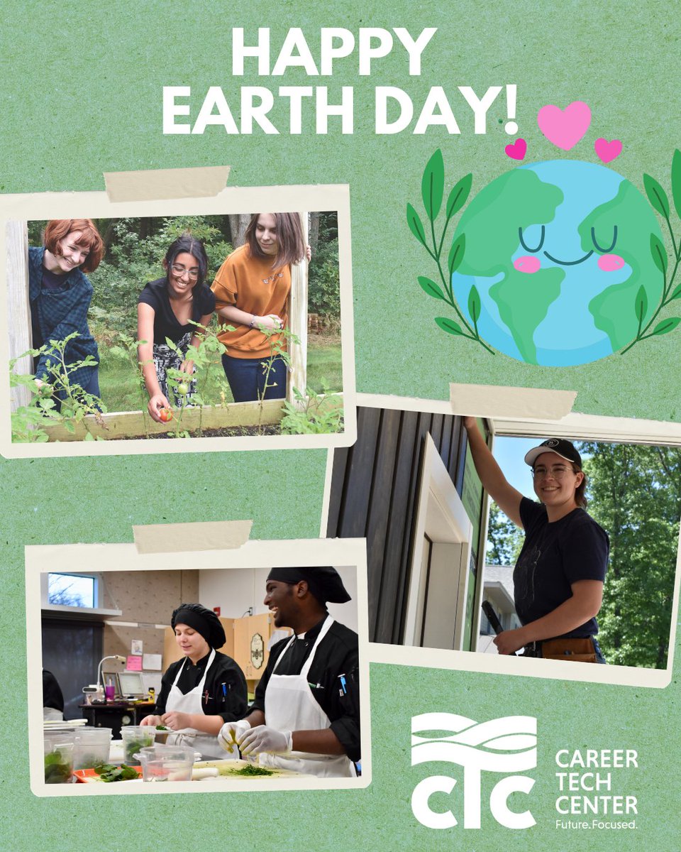 🌎 Happy #EarthDay  from our Future Makers! ✨ Whether it's growing sustainable gardens 🌱, building energy-efficient homes 🏡, or cooking with locally-grown produce 🍅, our students know the future is green! ♻️🌻