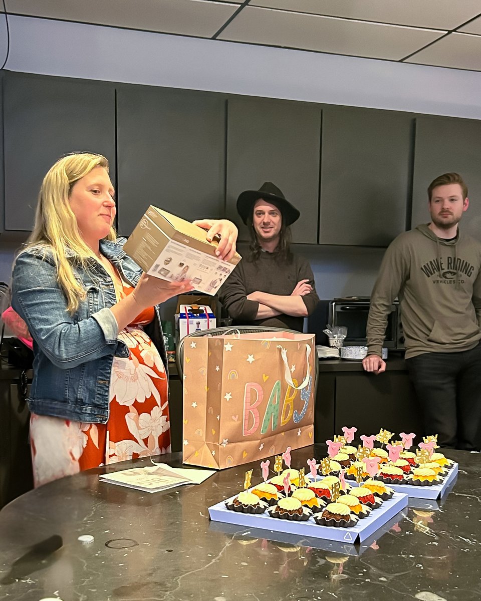 Last week, we showered Lexi with love, laughs + all the baby essentials as she gets ready for her little one’s arrival 🍼 ✨ We can't wait to meet the newest member of the Studio Center crew!