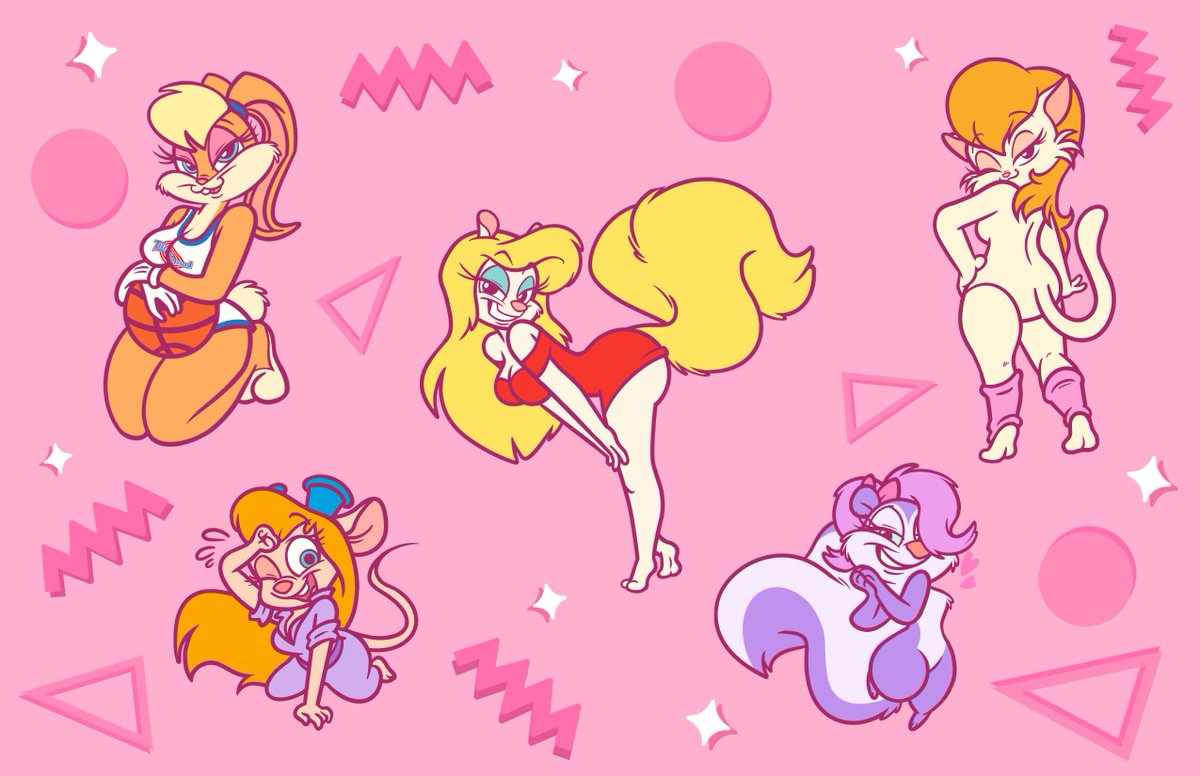 「The toon girls of yesteryear's past.Thei」|Kyra Kupetskyのイラスト