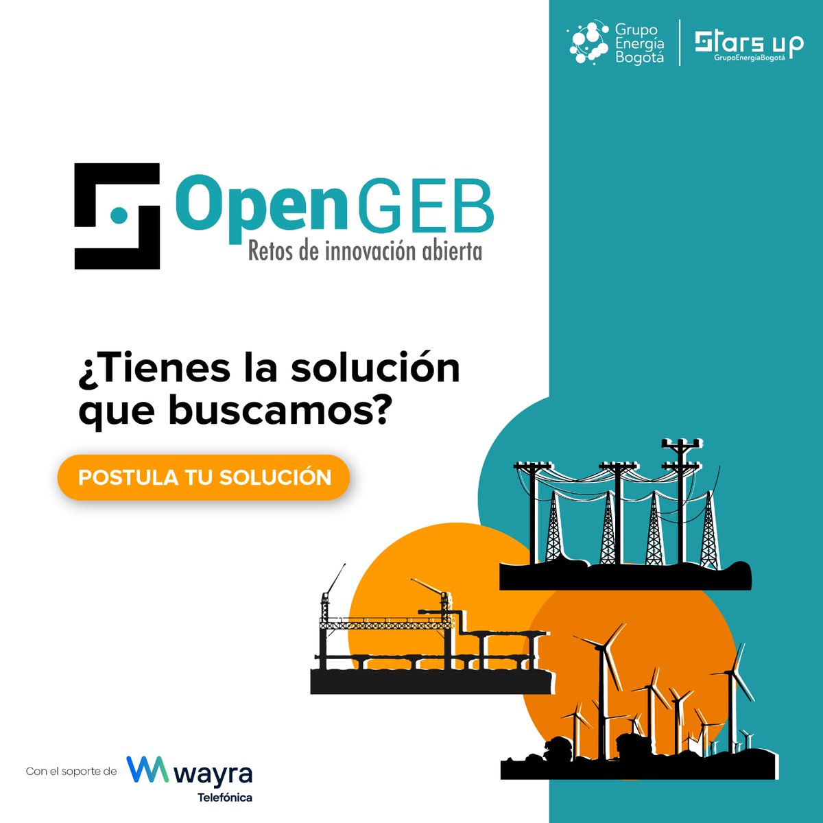 GEBStarsUp's tweet photo. ¿Y si tu idea es la gran solución?
En #OpenGEB de @GEBStarsUp conectamos desafíos reales con buenas ideas.
Nuevo reto:
¿Cómo agilizar y estandarizar la recolección de evidencias y la gestión de acciones en fallas?
Más información aquí:
https://t.co/QcmzWyrcqc https://t.co/oiPrwCh1WK