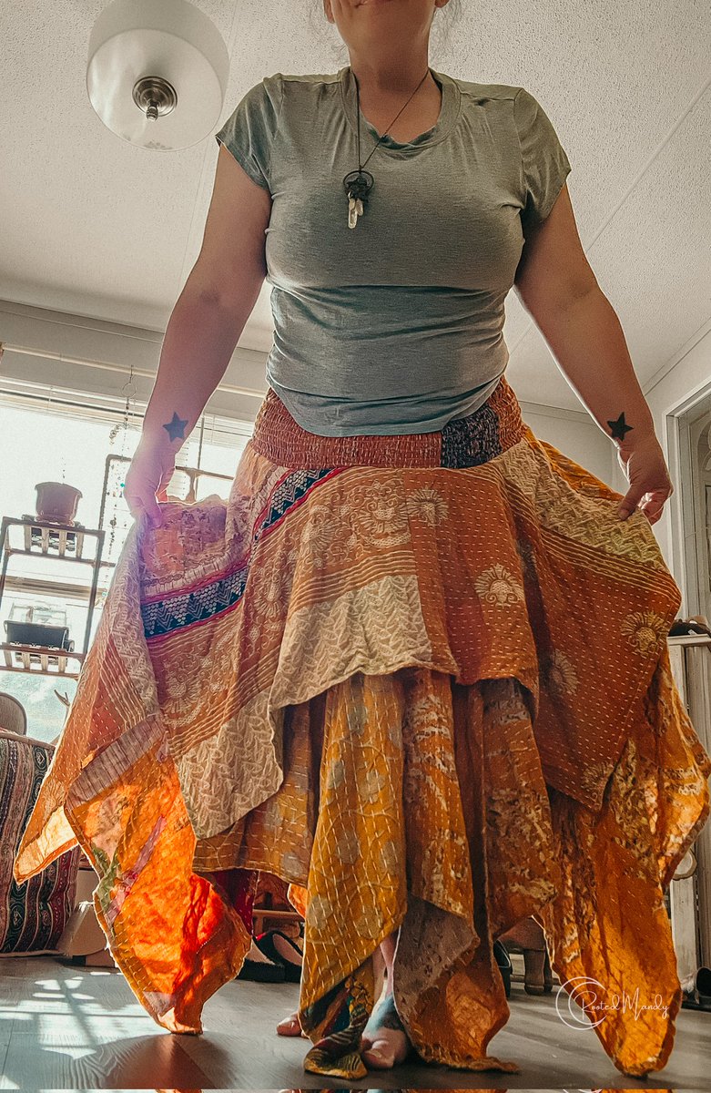RootedMandy's tweet photo. This @kanthabae pixie skirt feels like a memory, a spell, a soft return to wonder.  

Use code RootedMandy to save ✌️ 
https://t.co/cxlh0Xyp6v https://t.co/fHK3jO3Hjp