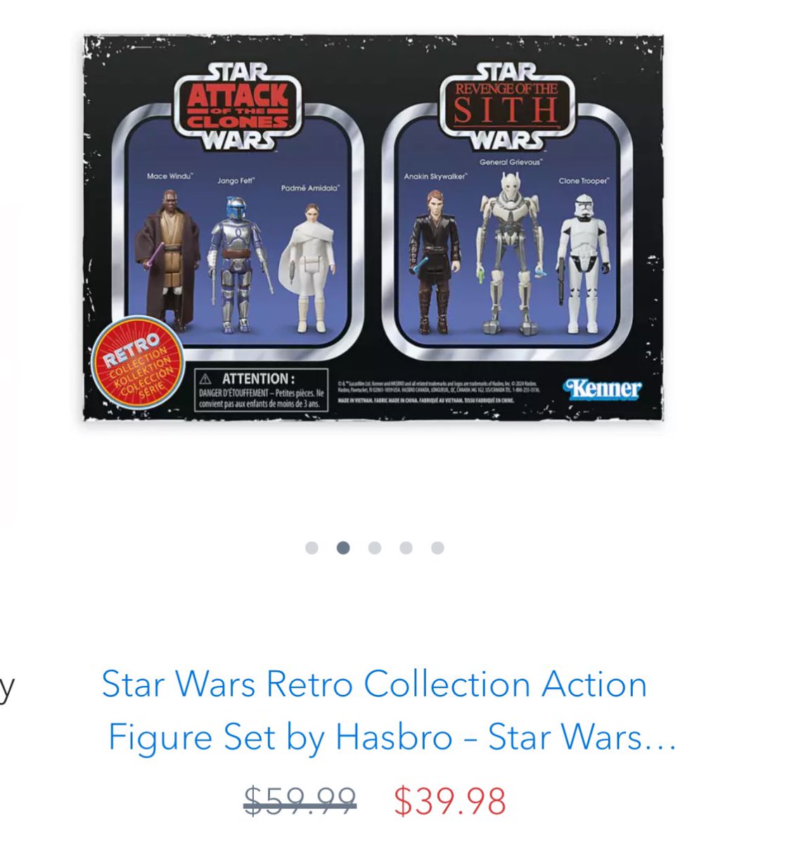 yak_face's tweet photo. Retro Collection Ep II/III 6pk now $20 off on DisneyStore >>> https://t.co/QMnvD99bht #hasbro #retrocollection #kenner #episodeII #episodeIII #aotc #rots #disneystore #starwars #affiliate https://t.co/tmQdA74egy