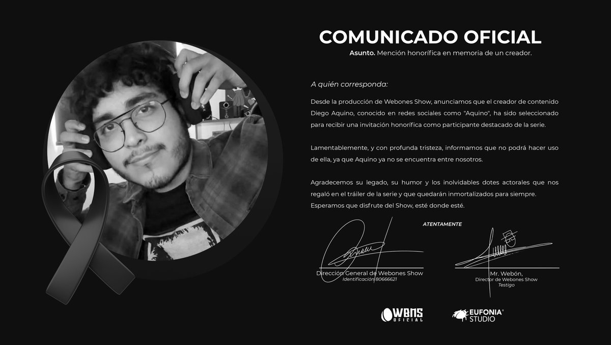 📝Comunicado oficial: Situación de Aquino.