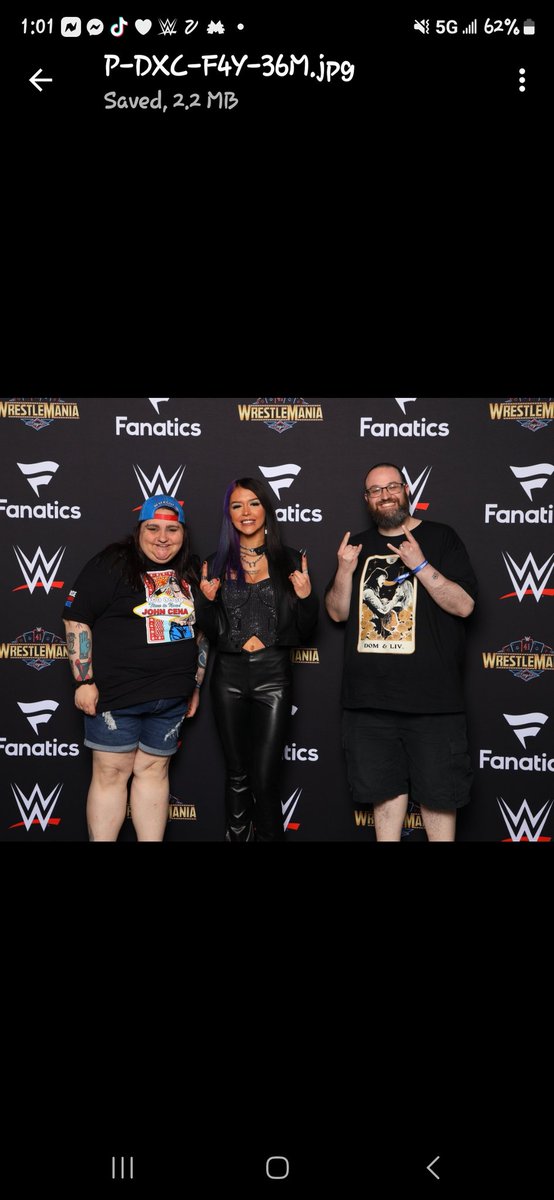 <a href="/CoraJadeWWE/">Elayna Black</a> is so sweet! #wweworld #WrestleMania