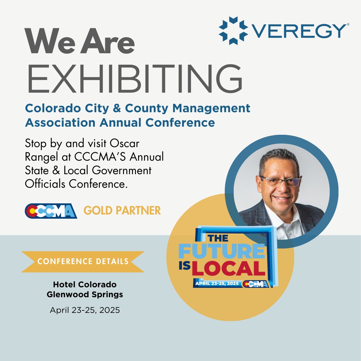 We’re exhibiting at the Colorado City &amp; County Management Association Annual Conference, April 23-25, 2025! We're looking forward to sharing ways to effectively fund and implement facility improvement projects with Colorado municipality managers. #CCCMA #COfacilitymanagers