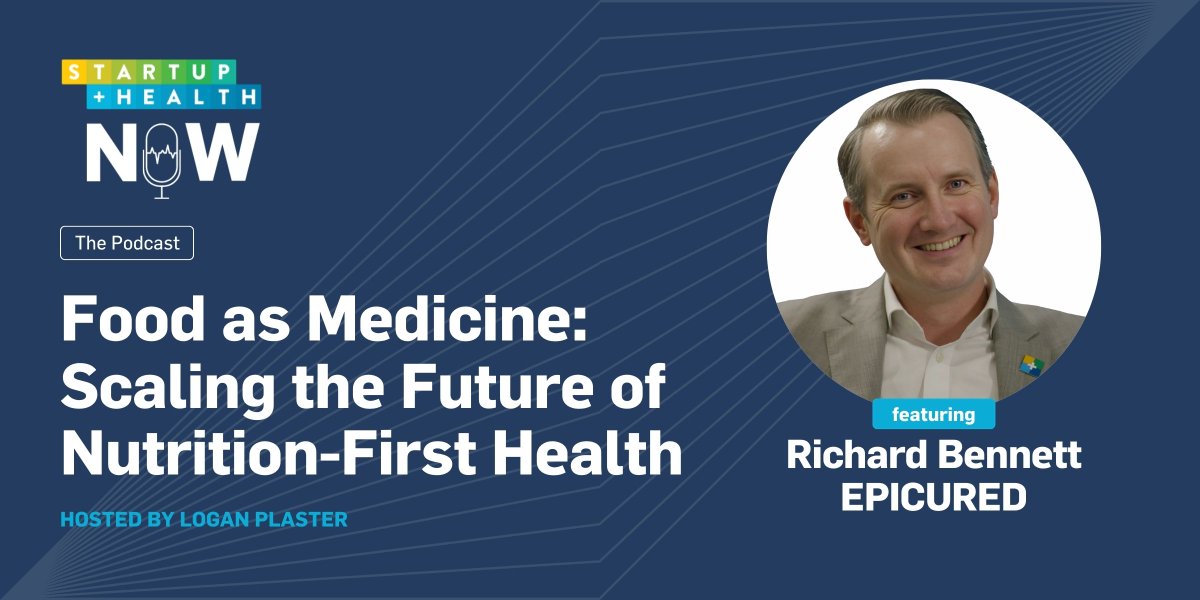 StartUp Health (@startuphealth) on Twitter photo In this podcast episode, we chat with a founding member of our Food as Medicine #HealthMoonshot Community: #HealthTransformer <a href="/Rich_Bennett2/">Richard Bennett</a> of @getepicured, a leader in the space who is delivering medically-tailored meals to people’s homes.
🎙️ Listen ⤵️
https:/... In this podcast episode, we chat with a founding member of our Food as Medicine #HealthMoonshot Community: #HealthTransformer <a href="/Rich_Bennett2/">Richard Bennett</a> of @getepicured, a leader in the space who is delivering medically-tailored meals to people’s homes.
🎙️ Listen ⤵️
https:/...
