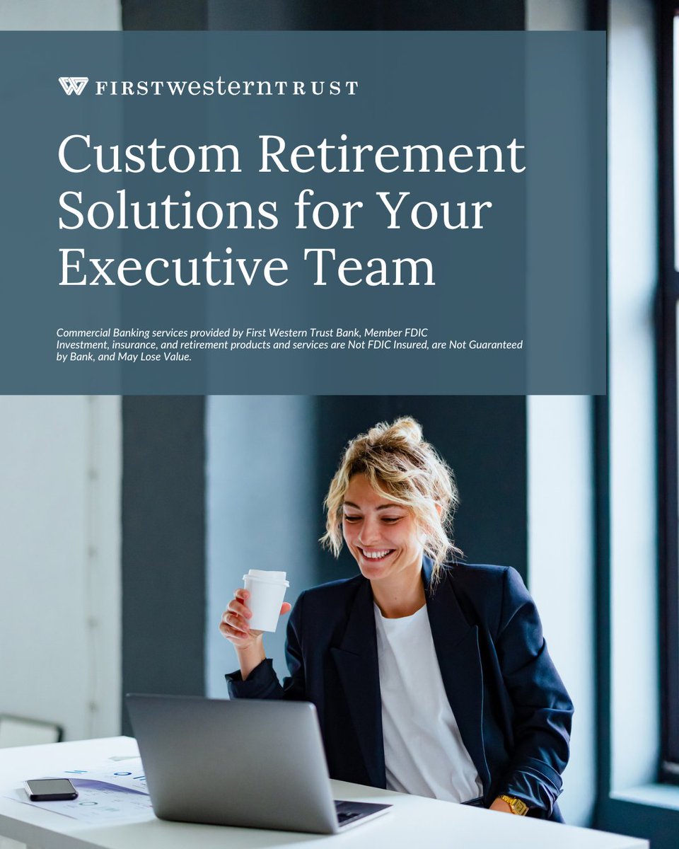 MyFirstWestern's tweet image. Executives face complex compensation structures. First Western Trust offers tailored advisory services to align retirement plans with both leadership and business goals.

hubs.la/Q03g1qyY0

#ExecutiveRetirement #StrategicPlanning #TailoredSolutions