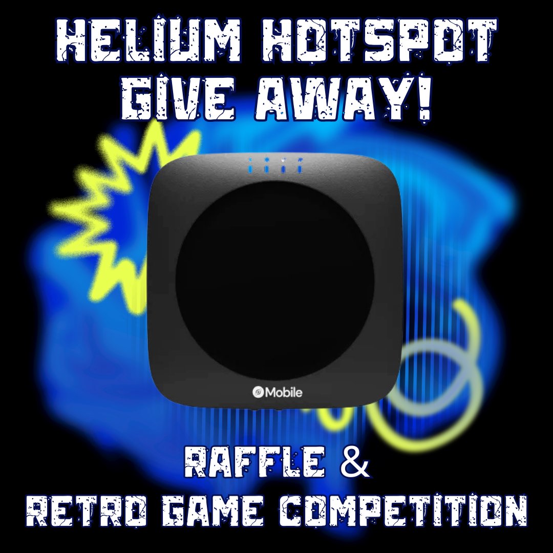 🎮 Win a <a href="/helium_mobile/">Helium Mobile 🆓 ☁️</a> Hotspot at our April 23rd event!

We’re giving away 2 hotspots:
1️⃣ One by raffle
2️⃣ One for winning the retro game competition
Pull up to <a href="/LongTailSpace/">The LongTail Building 🐎</a>, 6PM, Louisville, KY
🎟️ Register: lu.ma/Solanamerica_k…