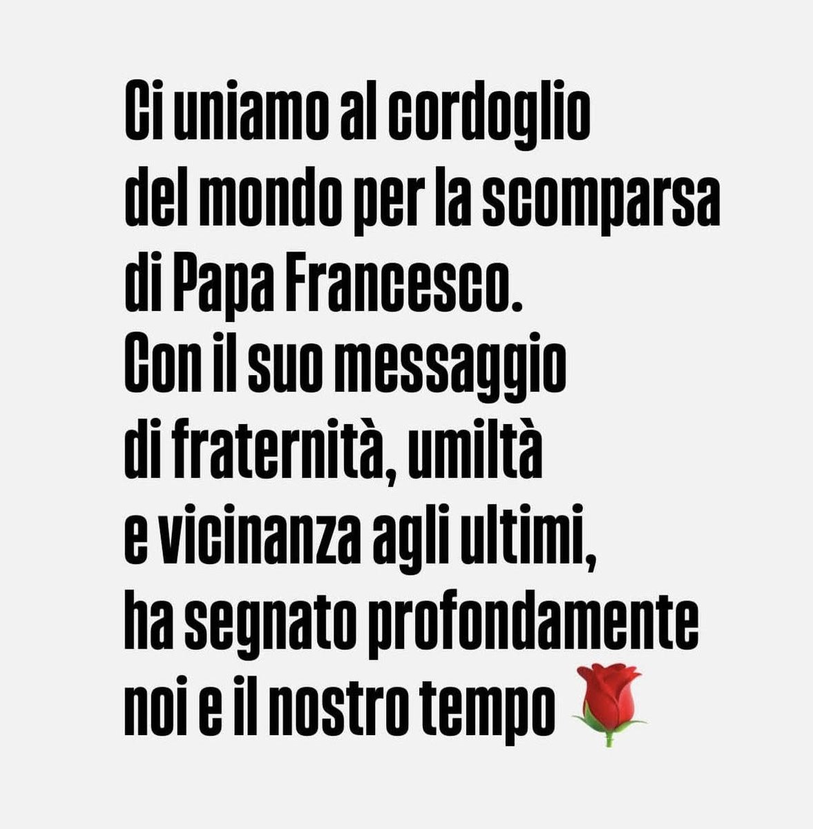 Papa Francesco
17 dicembre 1936 - 21 aprile 2025